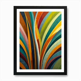 Dancing Stripes in Color Art Print