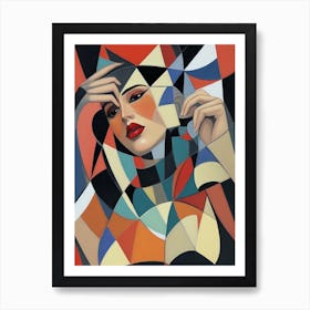 Abstract Woman 3 Art Print