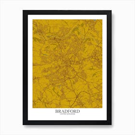 Bradford Yellow Blue Art Print