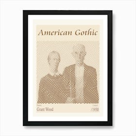 American Gothic – Grant Wood (1930) Art Print