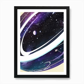 Space Galaxy Art Print