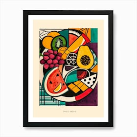 Fruit Salad  Art Deco Poster Art Print