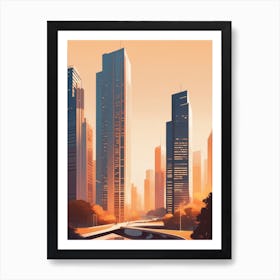 Tallscape Art Print