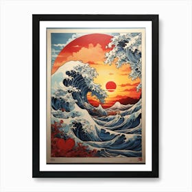 Great Wave Off Kanagawa 26 Art Print