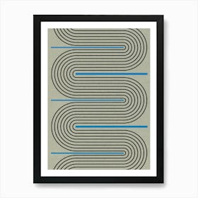 Mid Century Modern Balance Art Print