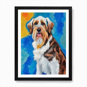 Otterhound 2 Fauvist Style Dog Art Print