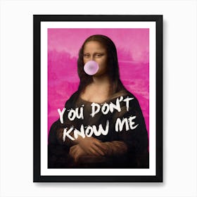 Mona'S Secret Art Print