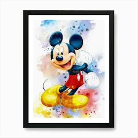 Mickey Is Happy Poster