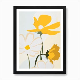 Yellow Flowers Art Print