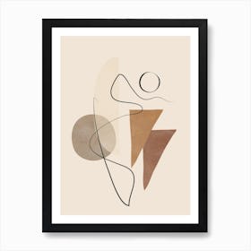 Minimal Abstract Shapes No 61 Art Print