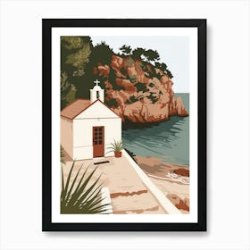 Church On The Beach 2 Art Print