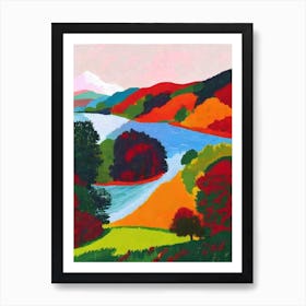 Killarney National Park Ireland Abstract Colourful Art Print