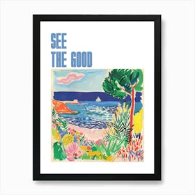 See The Good Poster Coastal Vista Matisse Style 1 Poster