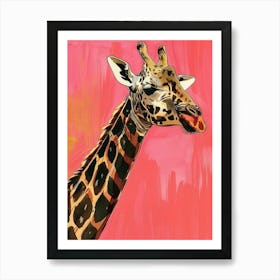 Giraffe Canvas Print 14 Art Print