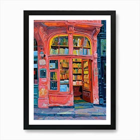 Vienna Book Nook Bookshop 3 Art Print