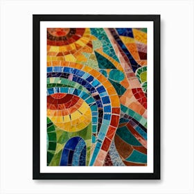 Mosaic Art 5 Art Print