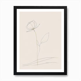 Single Flower Art Print