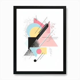 Abstract Geometric Pattern 17 Art Print