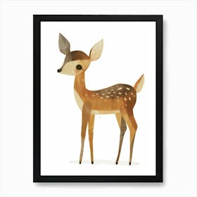 Charming Nursery Kids Animals Deer Fawn 1 Art Print