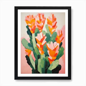 Cactus Painting Bunny Ear 2 Art Print