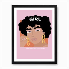 Girl Art Print