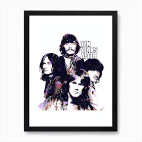 Ten Years After Splash Colorful Art Art Print