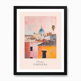 Mornings In Cartgena Rooftops Morning Skyline 2 Art Print