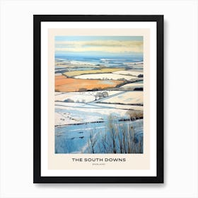 The South Downs England 1 Poster Art Print