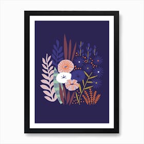 Midnight Arrangements Art Print