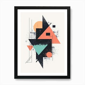 Abstract Geometric Pattern 24 Art Print