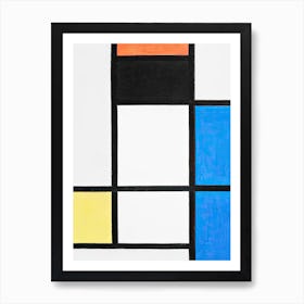 Composition Background, Piet Mondrian Art Print