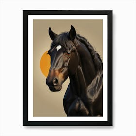 Horse Portrait 4 Art Print