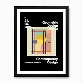 Geometric Design Archive Poster 63 Art Print