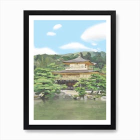 Golden Temple, Japan Art Print