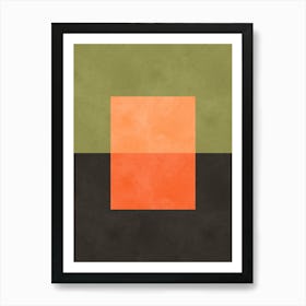 Expressive geometric harmony 6 Art Print