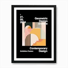 Geometric Design Archive Poster 57 Art Print