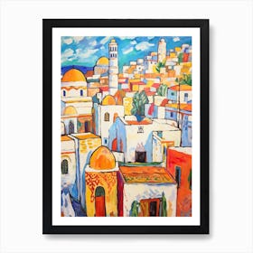 Tangier Morocco 7 Fauvist Painting Art Print