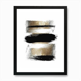 Abstract Brush Strokes 41 Art Print