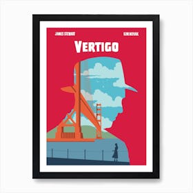 Vertigo Movie Art Print