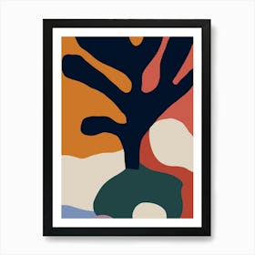 Tree painting Art Print