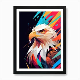 Abstract Eagle Art Print