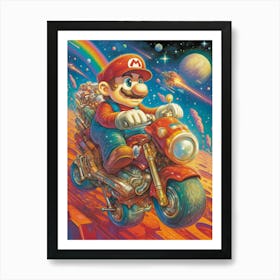 Mario Bros 1 Art Print