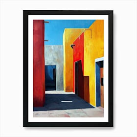 Campeche Chronicles: Walled City Wonders, Mexico Art Print