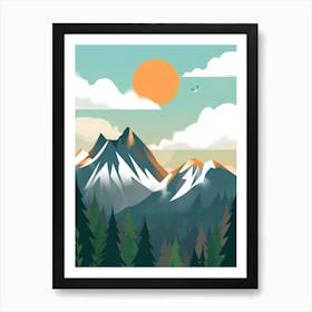 Mountain Landscape 3 Art Print