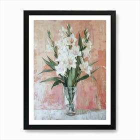 A World Of Flowers Gladiolus 3 Painting Poster