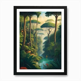 Rainforest 4 Art Print