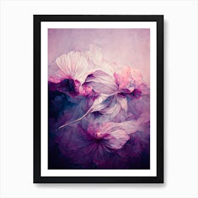 Wild Purple Peony Art Print