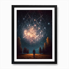 Stars Celestial Sky Art Print