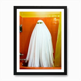 Motel Ghost on Film Art Print