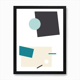 Abstract Geometric Art Print